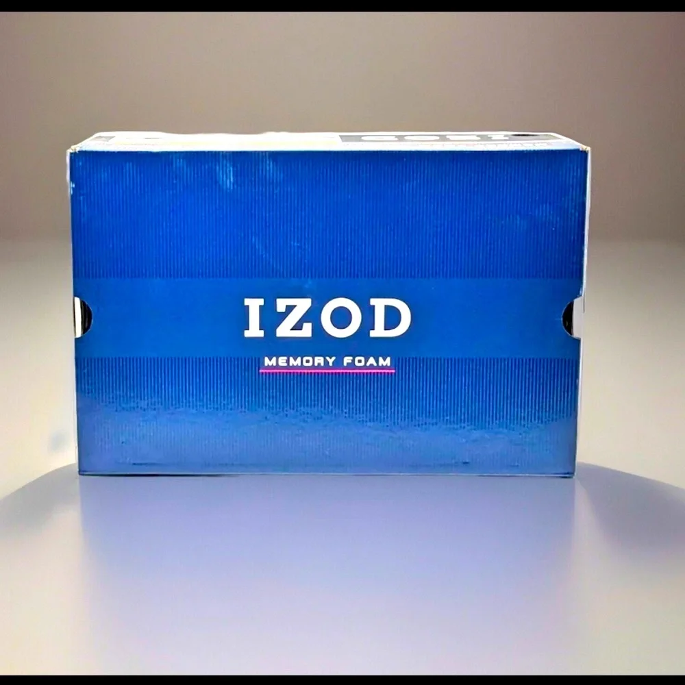 IZOD “Bannister”Lightweight Stretch Textile Memory Foam/Flexible Outsole Sneaker